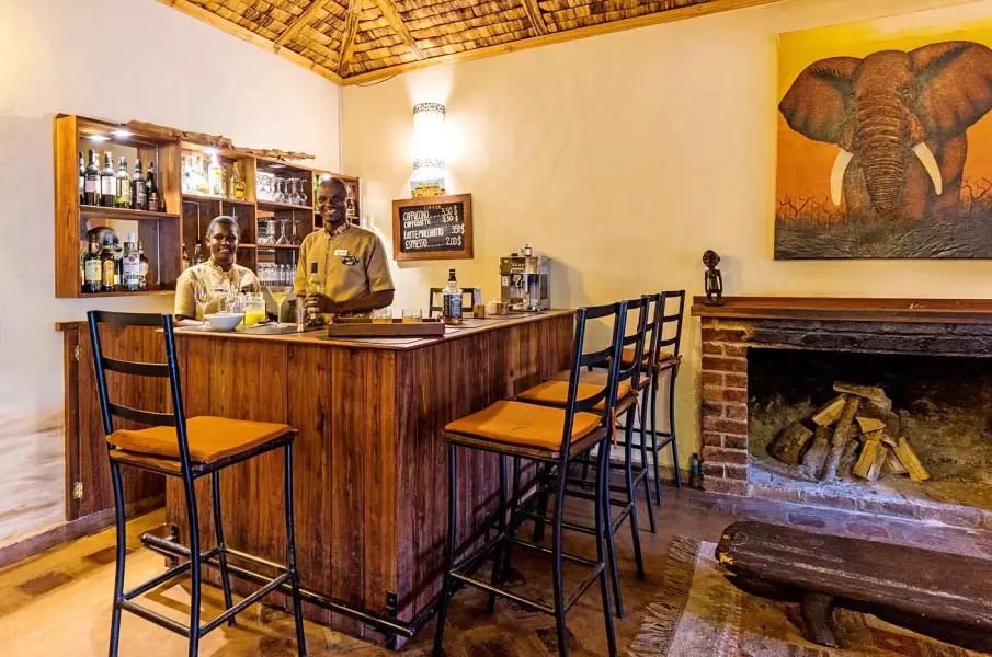 bar african view lodge