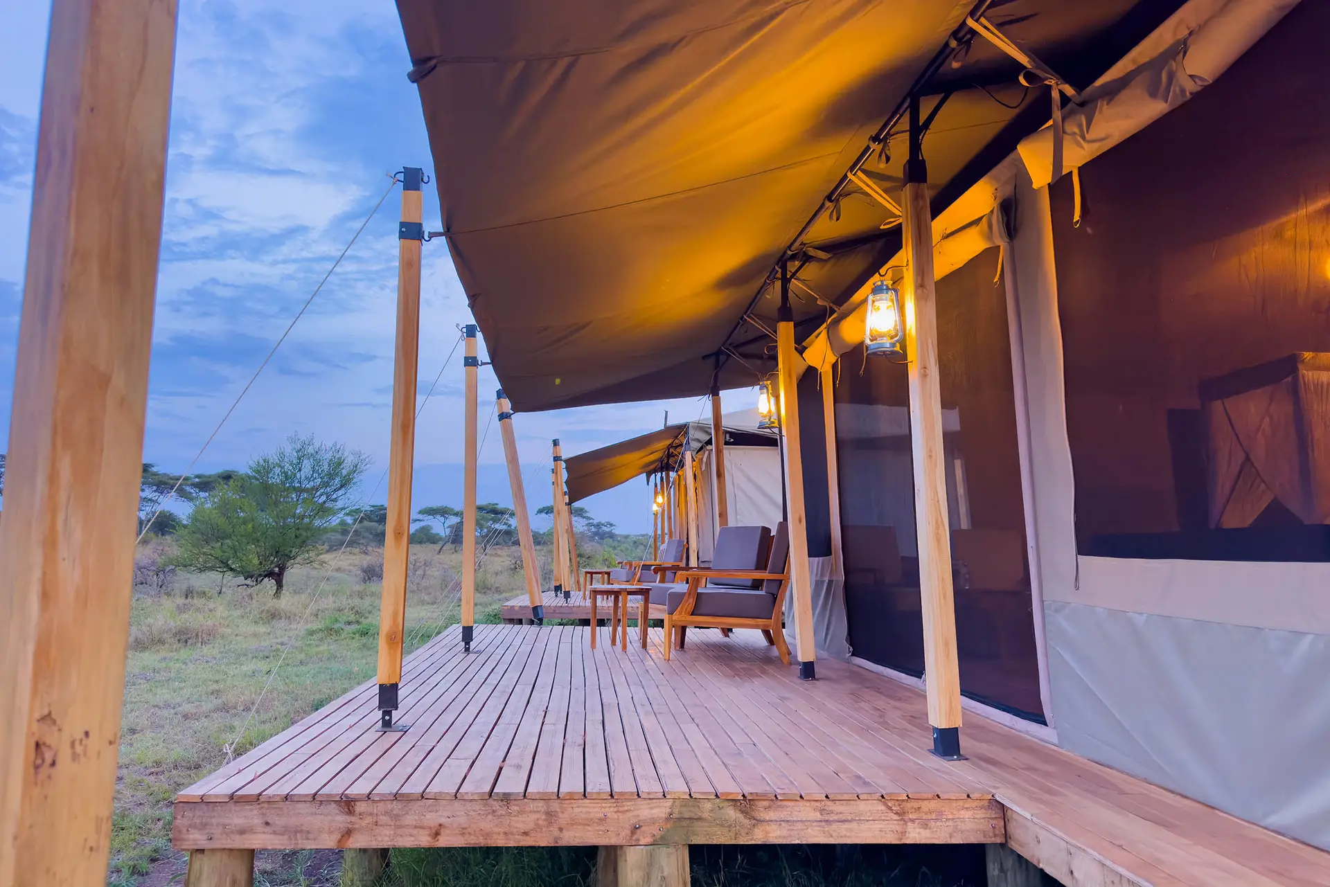 new tukaone camp in Serengeti, Tanzania